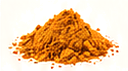Ground turmeric powder